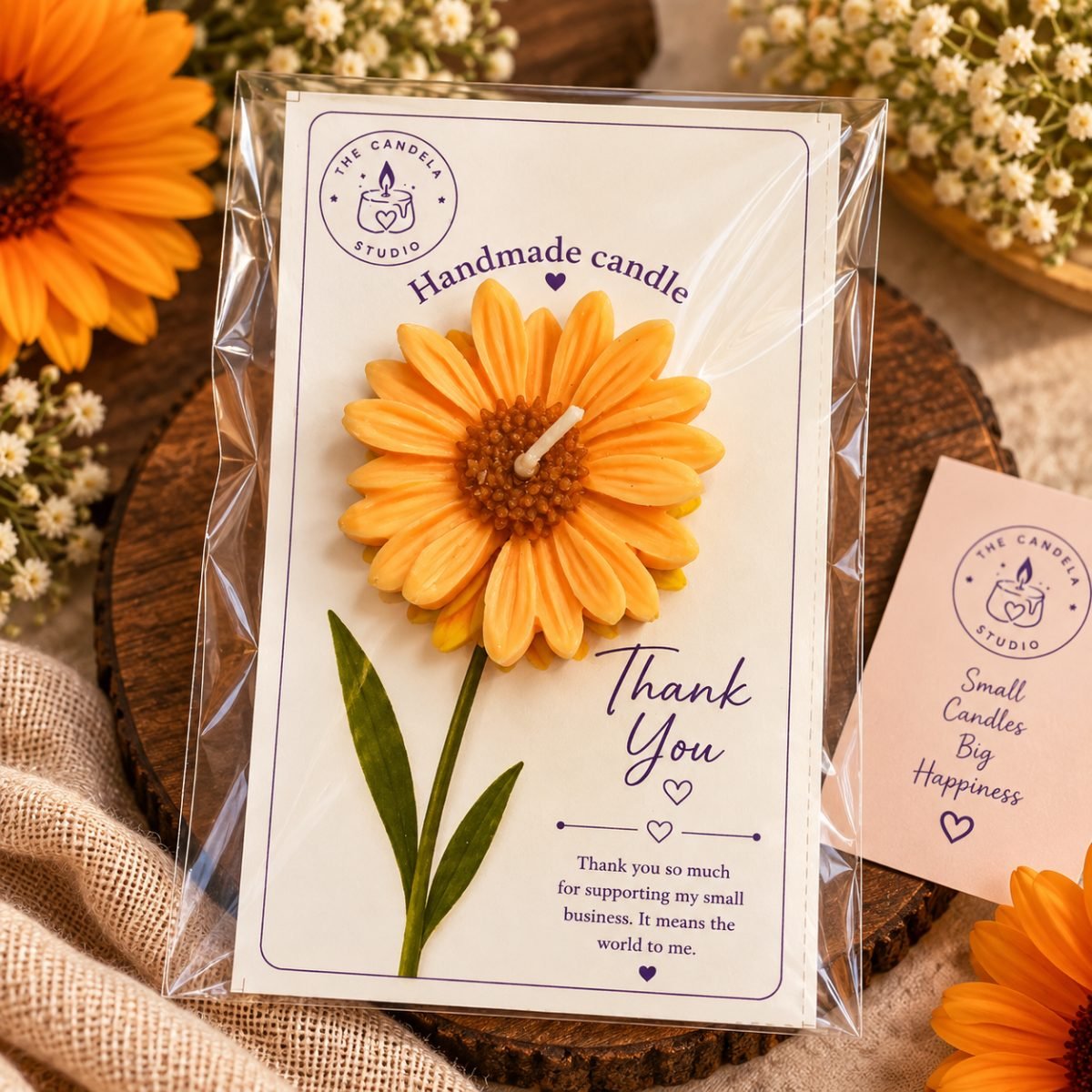 Daisy Candles