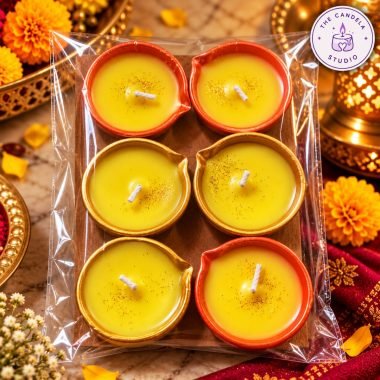Diwali Colors Diyas - (Scented)