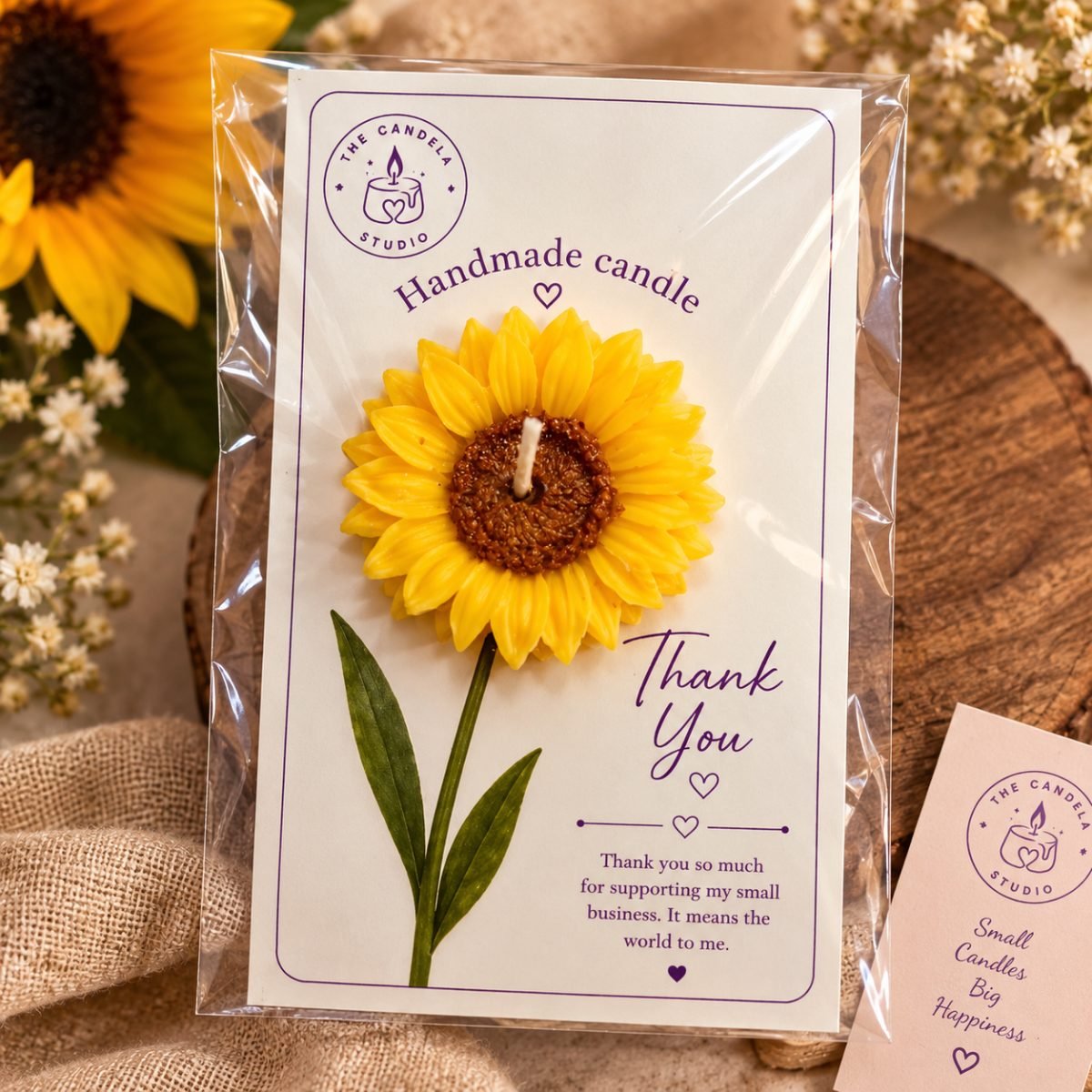 Daisy Candles
