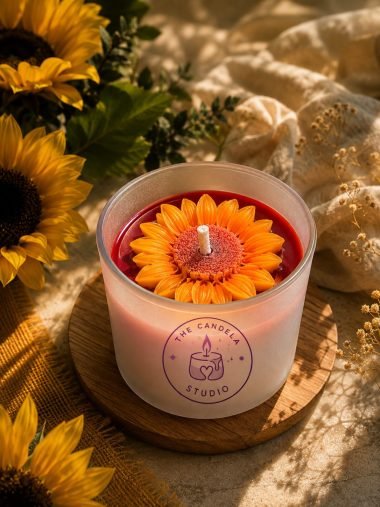 Sunflower Candle